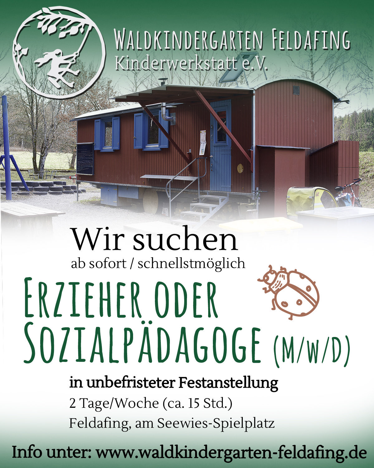 Read more about the article Wir suchen Sie – Erzieher oder Sozialpädagoge (w/m/d) in unbefristeter Festanstellung